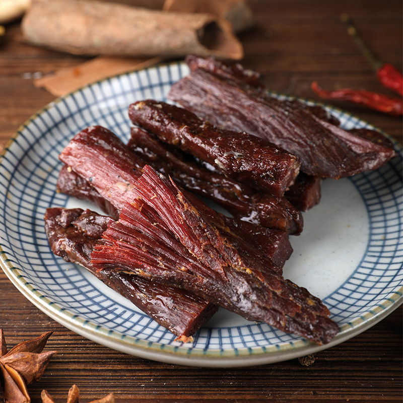 【四川冕宁真材实料】丑婆婆正宗高山黄牛肉 手撕牛肉五香味88g牛肉干休闲零食