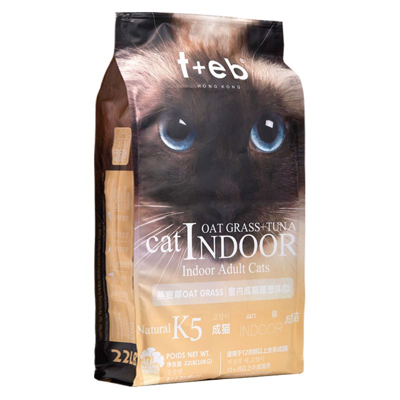TEB!汤恩贝猫粮K5室内成猫粮1.8kg进口原料暹罗英短蓝猫天然猫粮高清大图