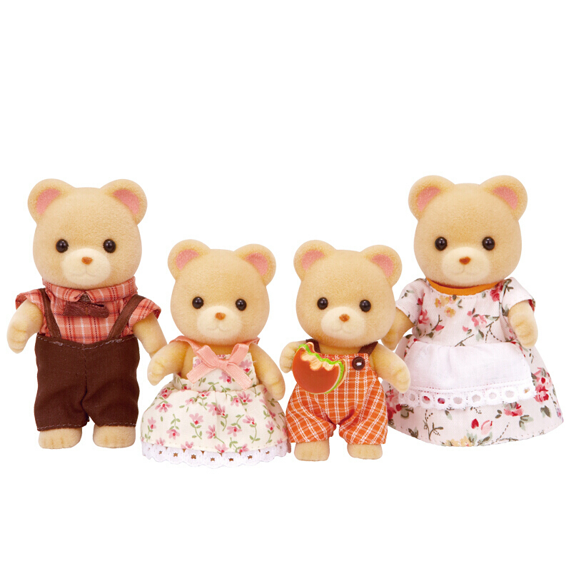 [动漫城]森贝儿家族 森贝尔森林动物家族 女孩过家家 情景玩具 公仔