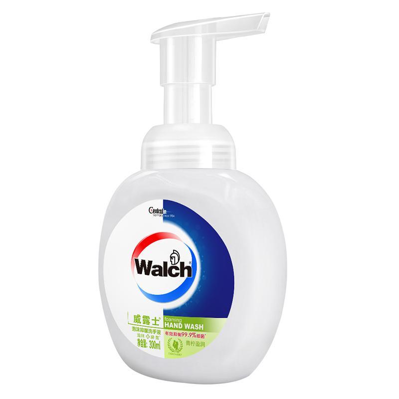 威露士(Walch) 泡沫抑菌洗手液青柠盈润300ml(24瓶)