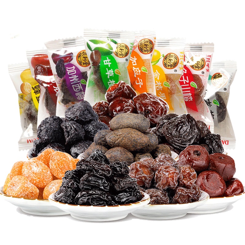 泉利堂蜜饯果脯果干组合128g散装梅子零食小吃休闲食品加应子乌龙梅