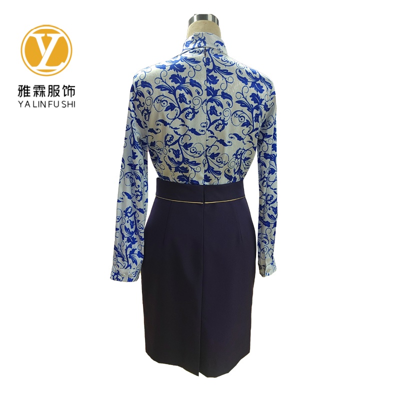 雅霖服 春秋连衣裙YLF-15173 套高清大图