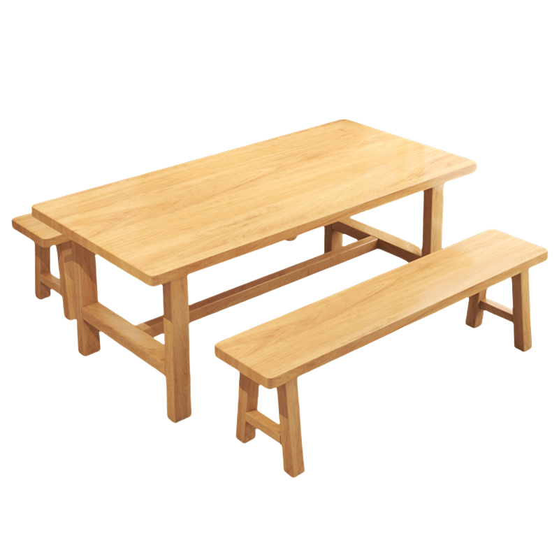 铭思达实木餐 桌高清大图