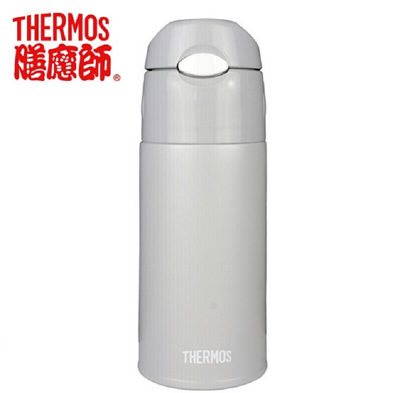 膳魔师（THERM0S）保温杯真空不锈钢吸管杯单手开启车载水杯子TCMI-400S