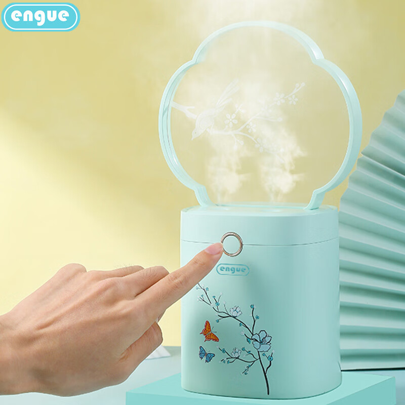 engue迷你加湿器 创意旅行办公礼品 USB空气加湿器 EG-026花漾加温器