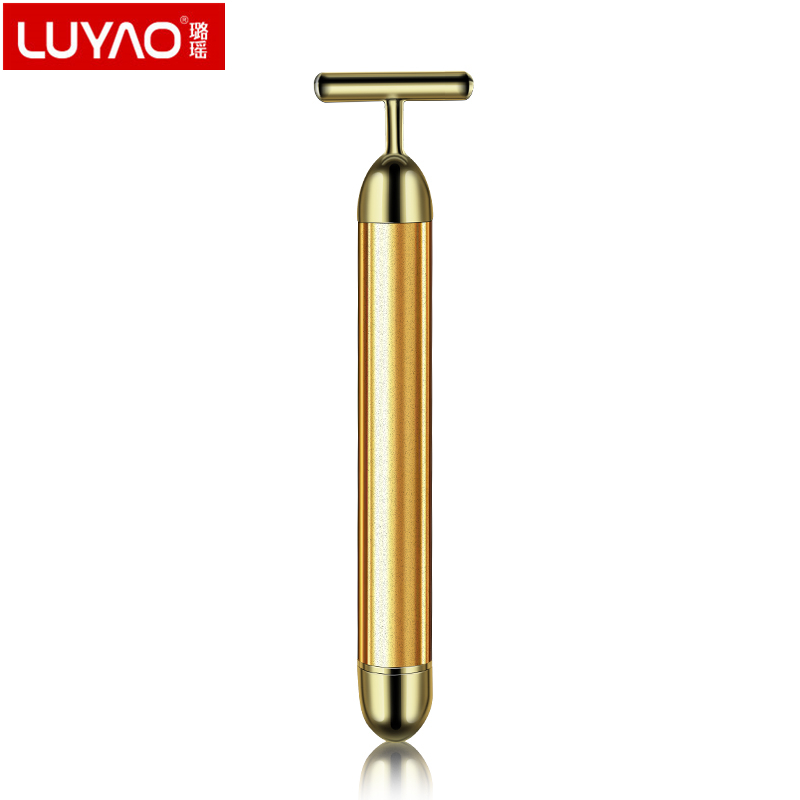 璐瑶(LUYAO)电子美容仪 LY-9110金色 瘦脸神器 塑形提拉紧致脸部按摩器