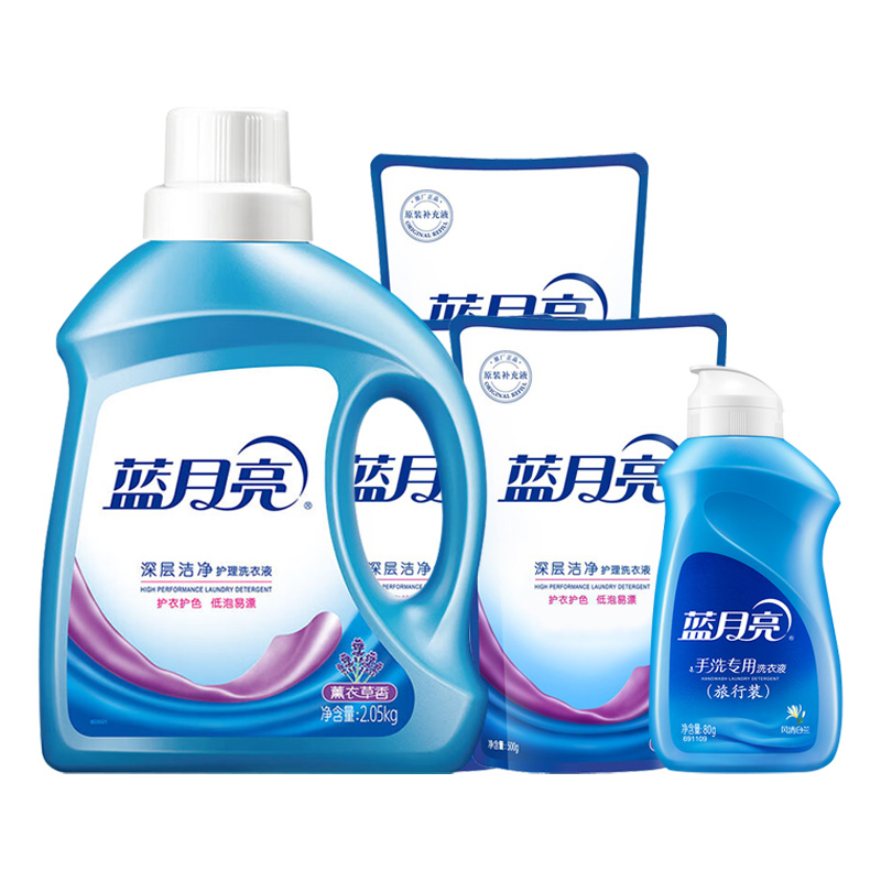 蓝月亮洗衣液套装3.03kg深层清洁持久留香80002443