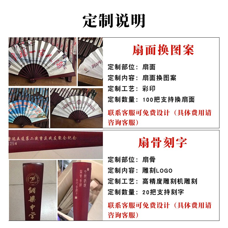 清风古风扇子折扇中国风男绢扇折叠扇企业定制古代随身日用扇便携 三维工匠 [升级版]61上善若水『店主推荐』高清大图