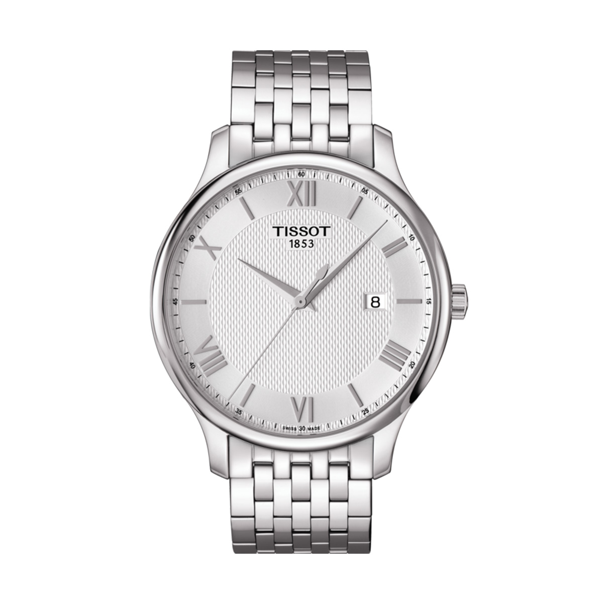 天梭(TISSOT)瑞士手表俊雅系列钢带防水休闲时尚商务男士手表T063.610.11.038.00