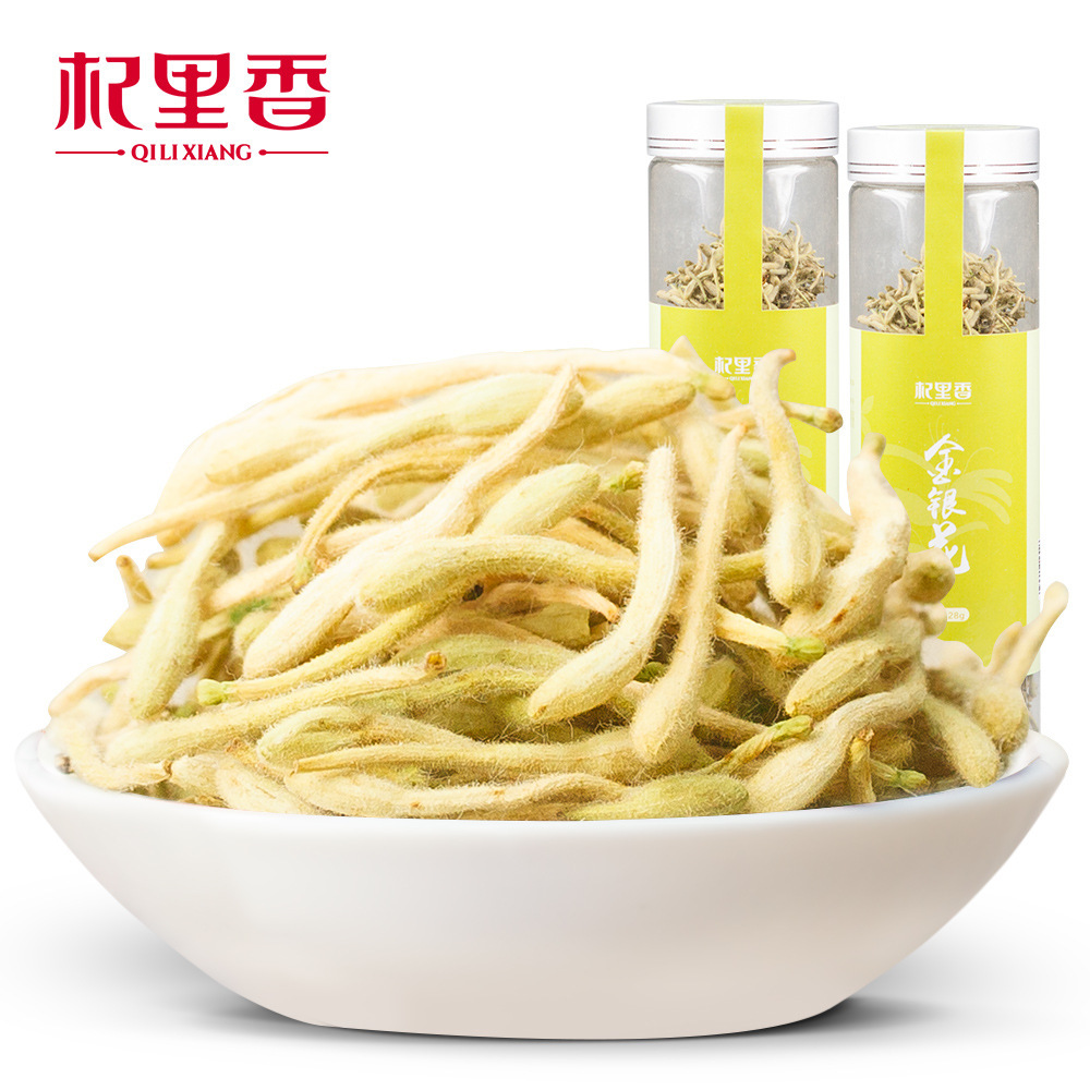 [2罐] 金银花罐装28g 河南封丘头茬金银花养生茶饮官方旗舰店高清大图
