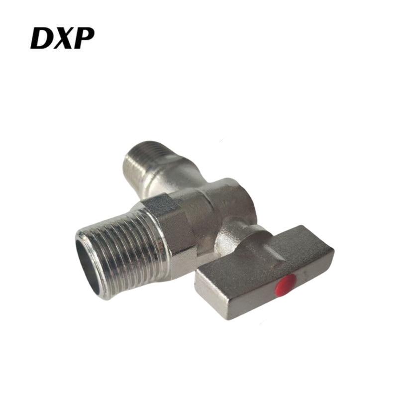DXP 铜大流量球心角阀 6分 个高清大图