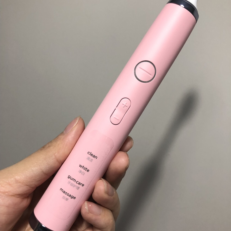 苏宁好货全净皓齿变速式声波电动牙刷k76s2防水情侣款替换刷头 黑色刷头2只装