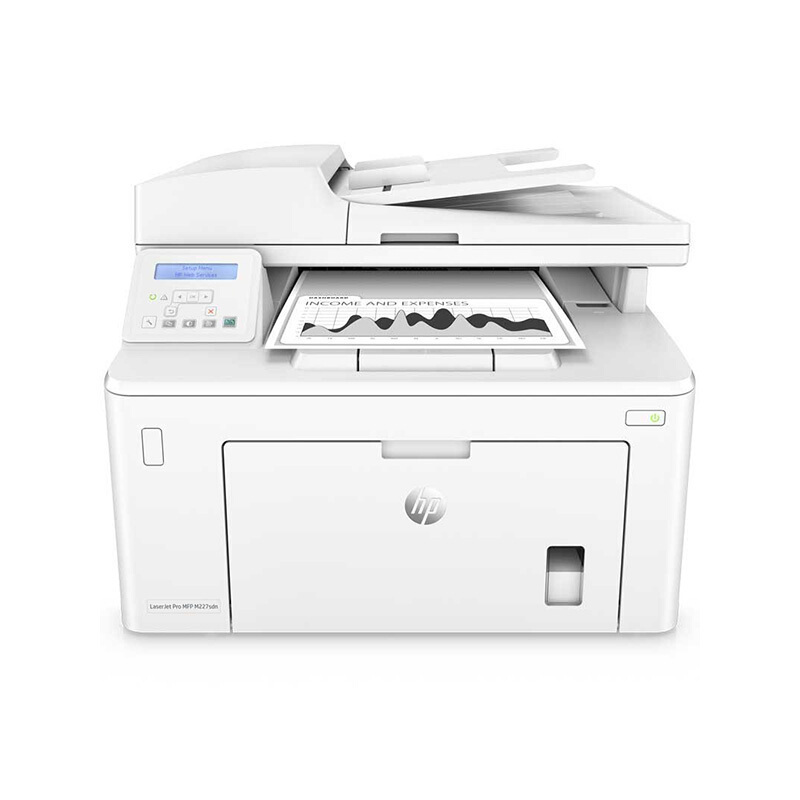 惠普 LaserJet Pro M227sdn黑白A4激光打印机一体机 (双面打印 复印扫描 网络)(ZX)