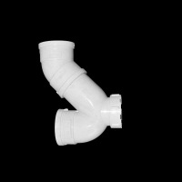 汇特益 排水防臭弯头防反溢沉水弯头 PVC50 P型存水弯头带检查口 10个/组(单位:组)