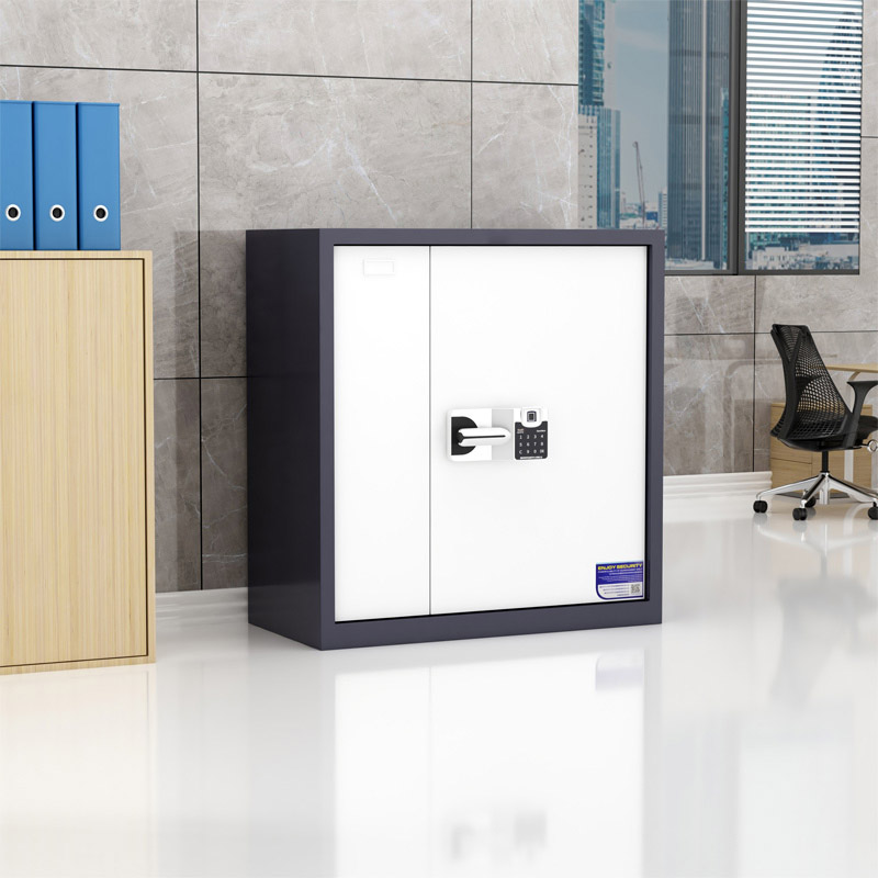 鑫星奈 XXN40615039 单节保密柜矮柜保险柜档案资料柜 灰白套单节智能指纹密码锁