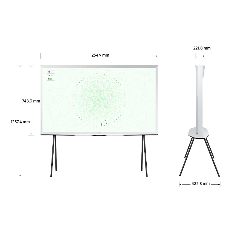 三星(SAMSUNG)55LS01DB 55英寸 画境艺术电视 哑光屏显 QLED量子点 QA55LS01DBJXXZ
