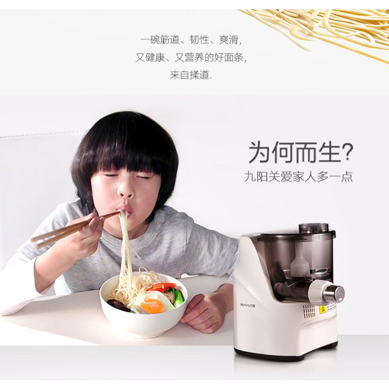 九阳(Joyoung)面条机 JYN-L10 垂直出面 不锈钢螺杆 无需看管 和面机 压面机