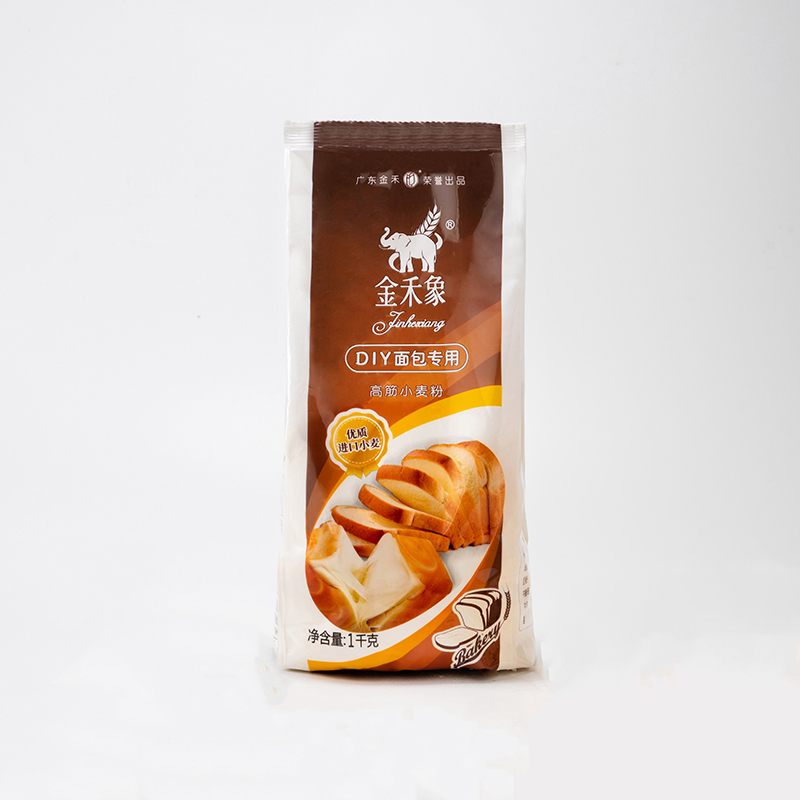 金禾象DIY面包专用粉高筋小麦粉1kg 家庭烘焙原料小包装面粉