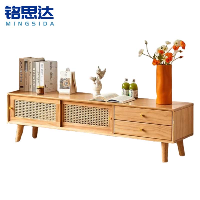铭思达实木电视柜高清大图