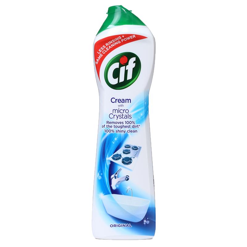 英国进口Cif晶杰光感白多功能清洁乳500ml*2