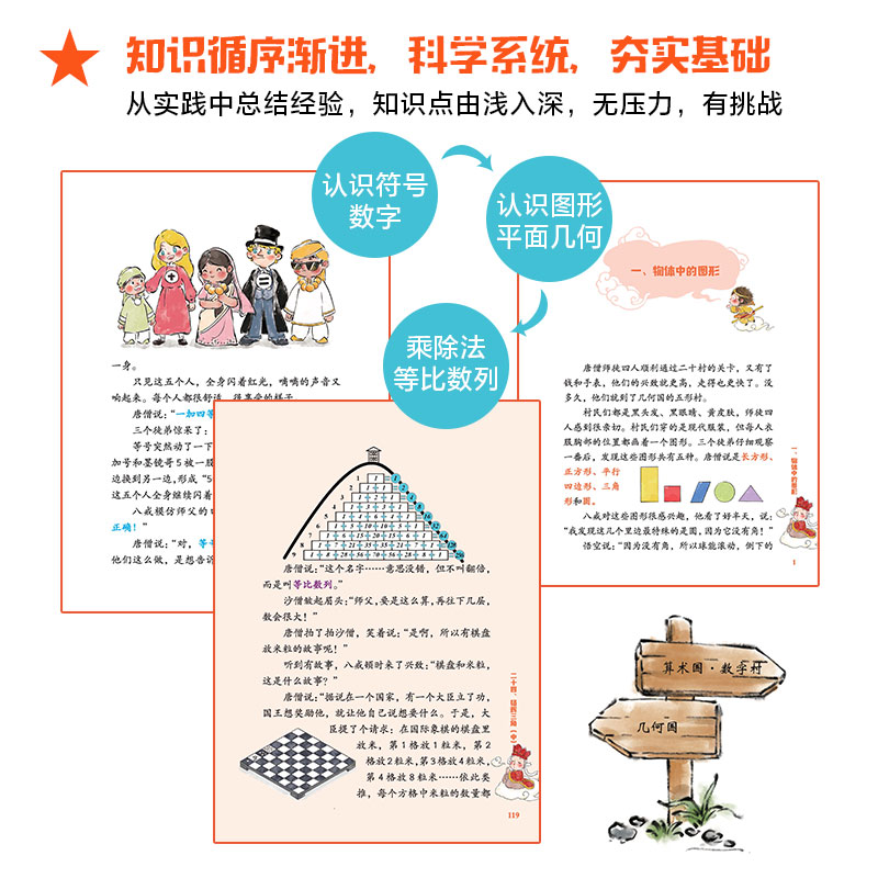 【M】数学西游(神秘的七巧板)/讲有趣故事的数学书 心心向荣 著 -9787521737486