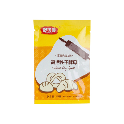 舒可曼高活性干酵母15克/袋装 自制馒头面包 发酵粉 调味品 舒可曼(SUGARMAN)出品 国产食品