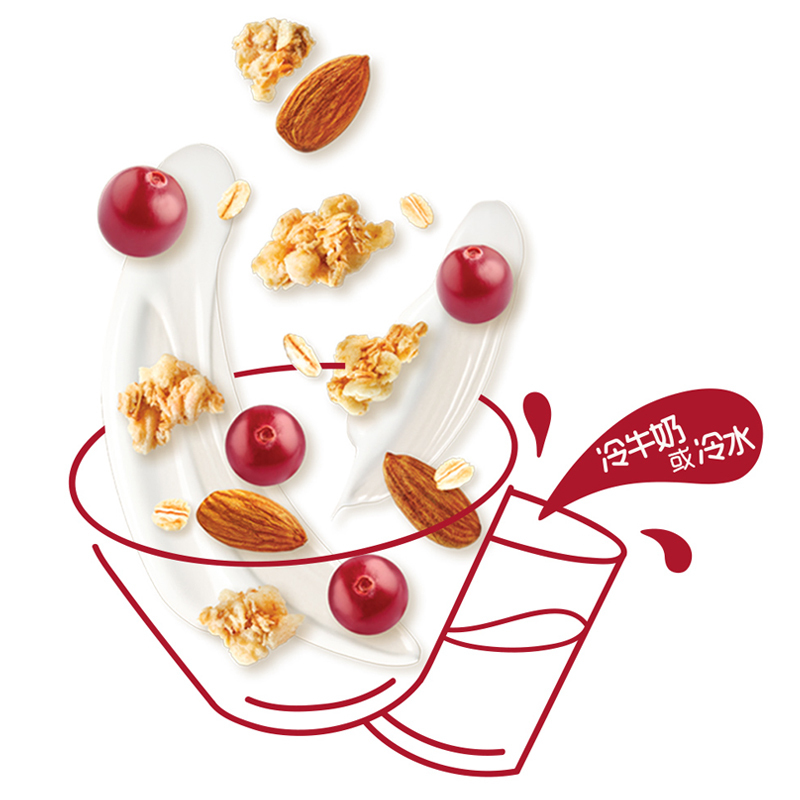 桂格(QUAKER)麦果脆优格蔓越莓坚果225克