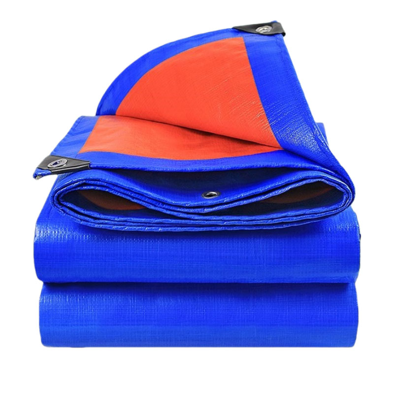 永满铁运 篷布 PE蓝桔篷布 4*6m 张高清大图