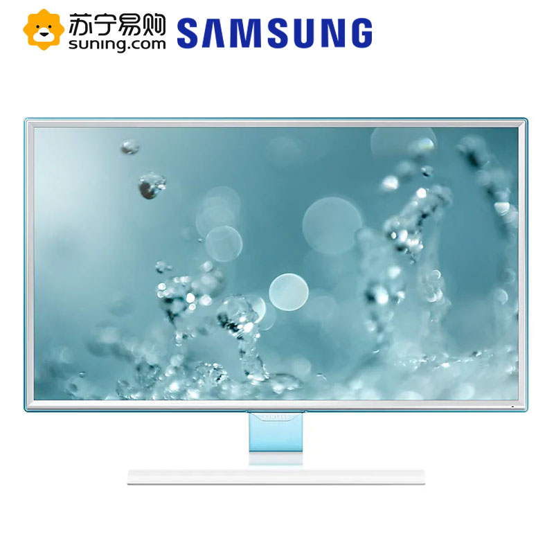 三星(SAMSUNG)S24E360HL 23.6英寸PLS臻彩广视角低蓝光不闪屏琉晶边框液晶显示器
