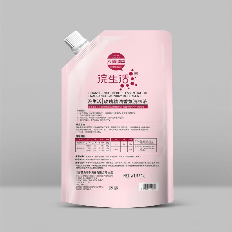 浣生活维多利亚玫瑰精油香氛洗衣液520g 去渍洁净 玫瑰香氛X高清大图