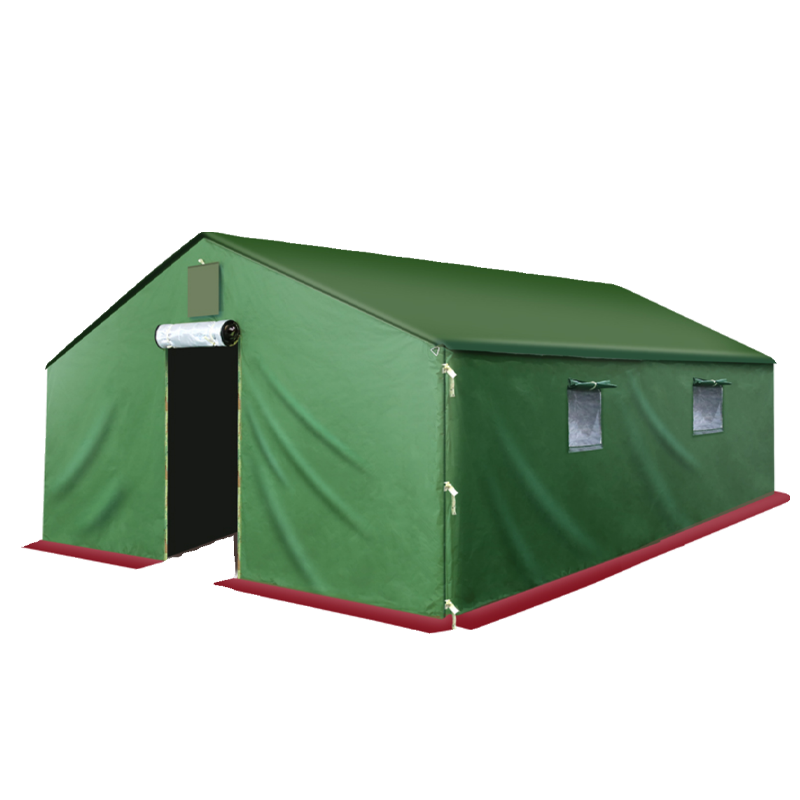 劲脉 户外工地帐篷 帆布地梁款-3*2 顶高清大图