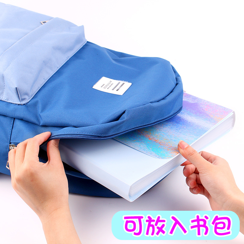 包邮得力(deli)风琴包学生手提试卷卷子收纳袋多层文件夹单据票据包