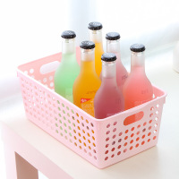 茶花 2895 零食收纳篮塑料桌面文具厨房化妆品整理储物筐 XL