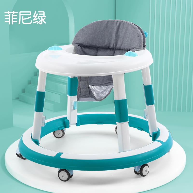 婴儿学步车防o型腿防侧翻男宝宝智扣多功能起步车二合一学行车