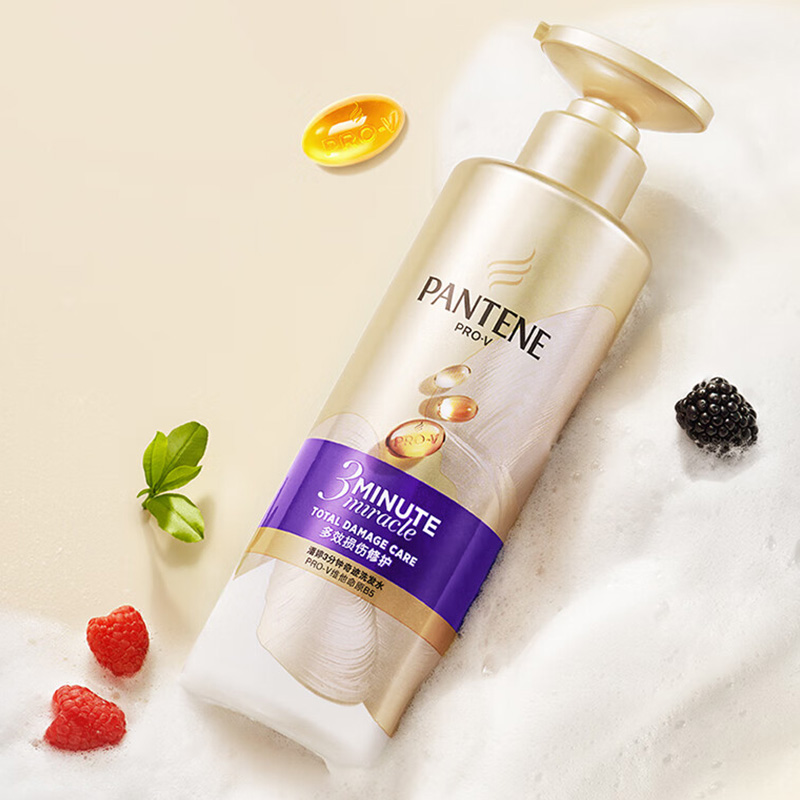 潘婷洗发水柔顺滋养留香3分钟奇迹臻养多效损伤修护型300g高清大图