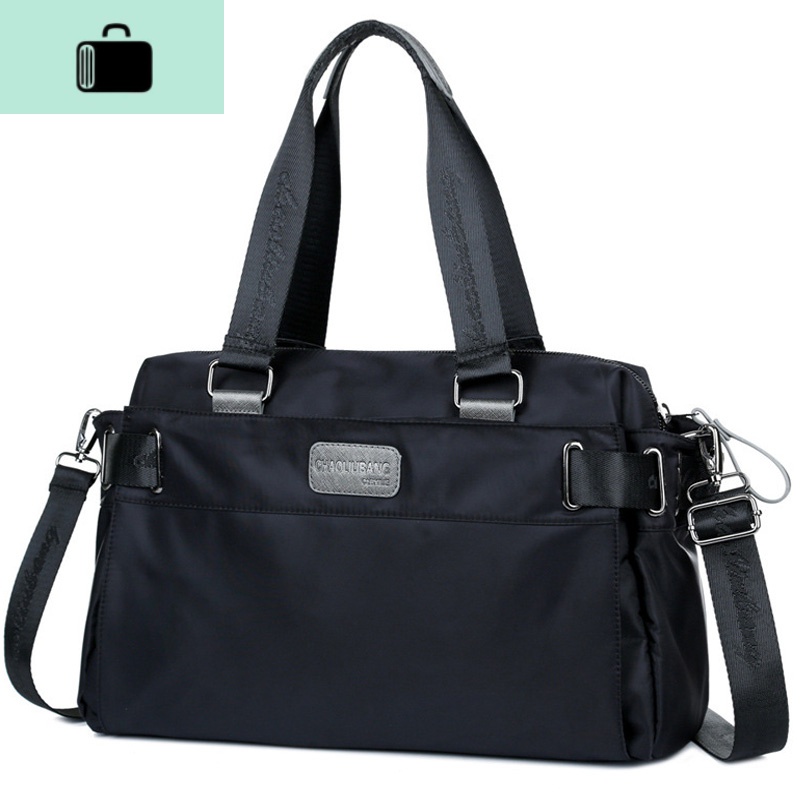 尼龙帆布韩版潮流男包商务休闲旅行包男士手提包单肩斜挎包包横款NEW LAKE男士斜挎包高清大图