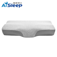 睡眠博士(AiSleep) 舒梦系列 舌型颈椎保健枕头 太空记忆枕慢回弹单人枕芯 脖子护颈枕大小号