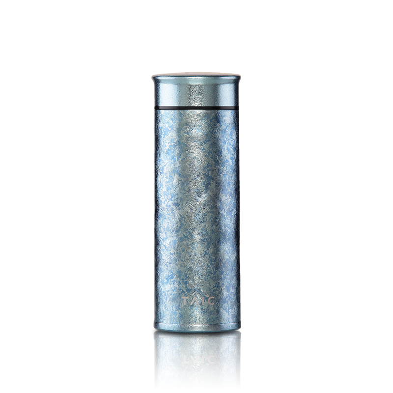 TAI℃钛度 大师系列纯钛保温杯B0269-1702-皓月银/瀚海蓝/流光金/枫叶红/迷梦紫 260ml