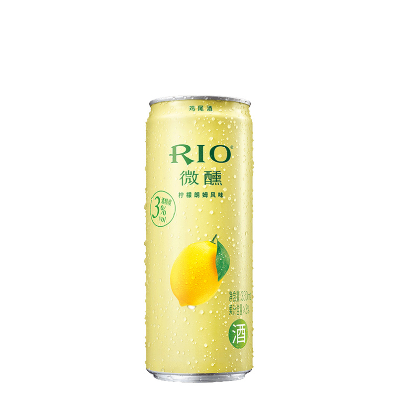锐澳(RIO)洋酒 鸡尾酒 预调酒 微醺6罐(微醺5口味+樱花味)330ml*6罐