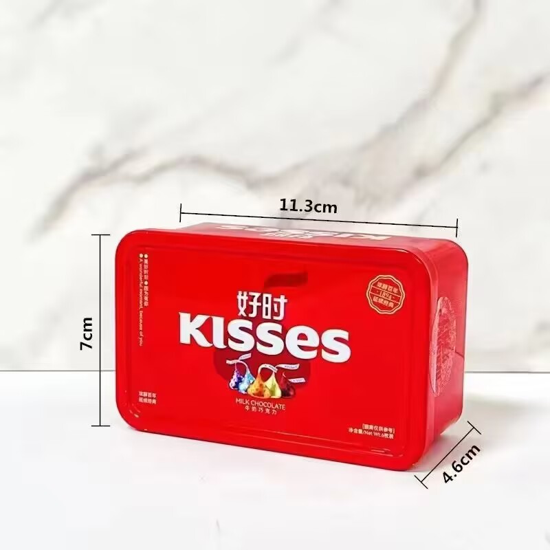 Hershey’s/好时巧克力好时之吻巧克力6粒礼盒装铁盒装喜糖成品礼盒装共享美好时刻高清大图