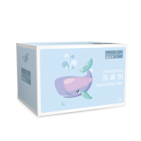 博瑞思康小海鲸儿童洗鼻剂30包*1盒 博瑞思康洗鼻盐儿童专用海盐剂鼻炎鼻窦生理冲洗鼻水家用