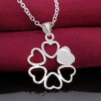 N648 Women Silver Necklace 镀925纯银女项链日韩版锁骨链潮人送女朋友七夕情人节礼物