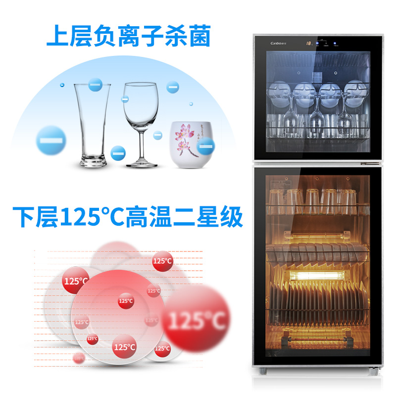 Canbo/康宝XDZ250-K2U 立式家用 食堂 饭店 商用消毒柜碗柜高清大图