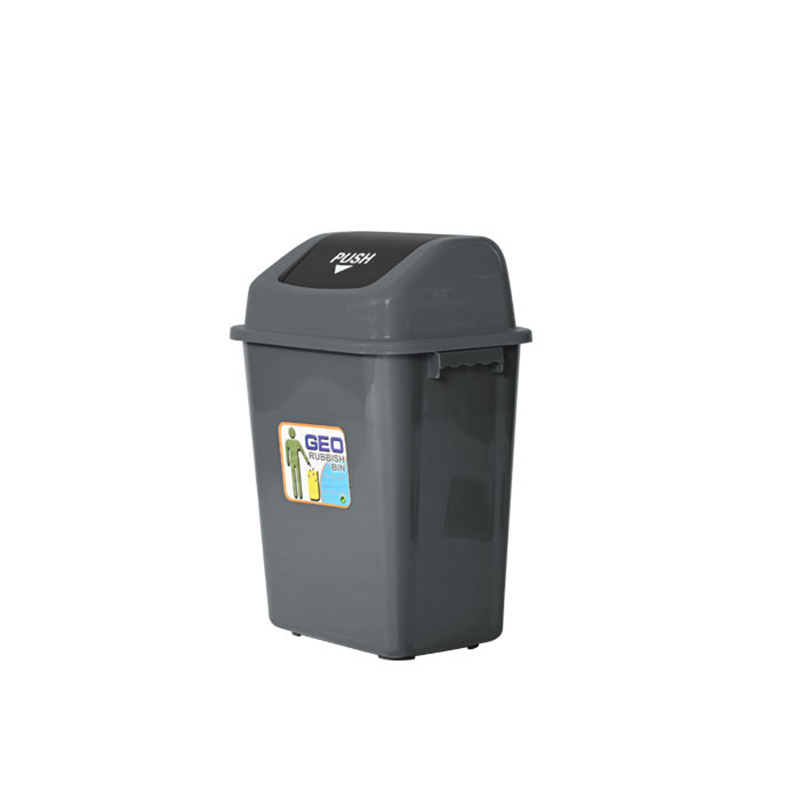 工业用塑料垃圾桶筒卫生桶蓝色无盖15l