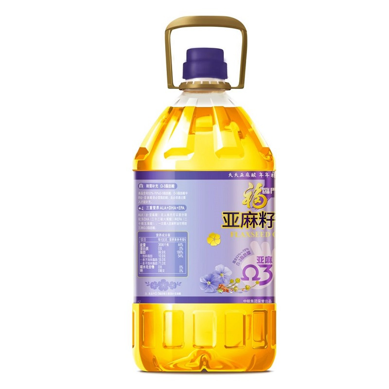 中粮 福临门营养家亚麻籽油-5L
