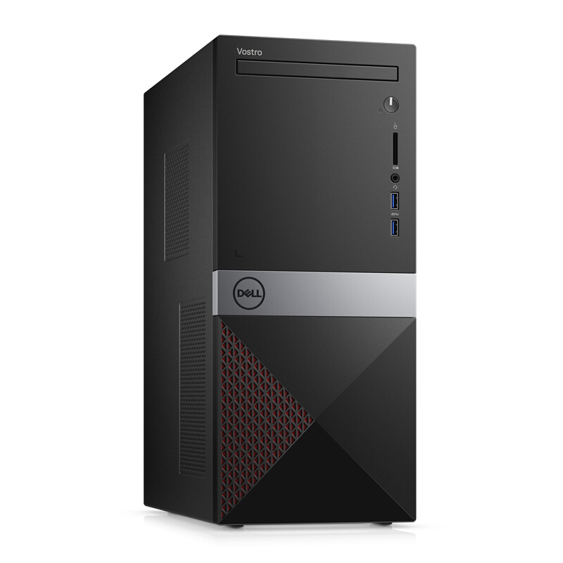 戴尔(DELL) 台式电脑主机 Vostro 3070-R13N8B (I3-8100 4G内存 1T硬盘 )