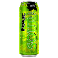 four loko四洛克预调鸡尾酒 洋酒 果酒 迷彩系列酸苹果味695ml一罐装