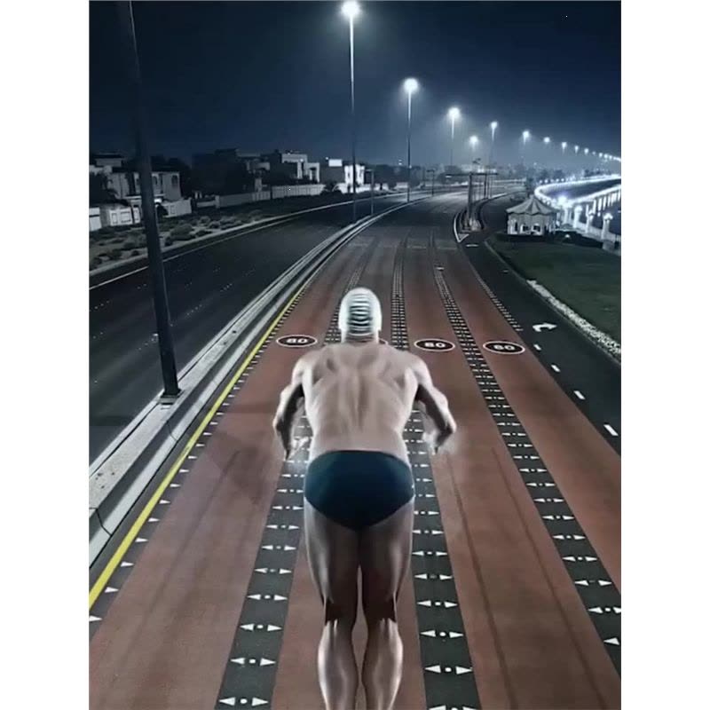 佑游游泳裤男士平角速干泳裤游泳衣 水鲨鱼皮五分男 泳裤图片