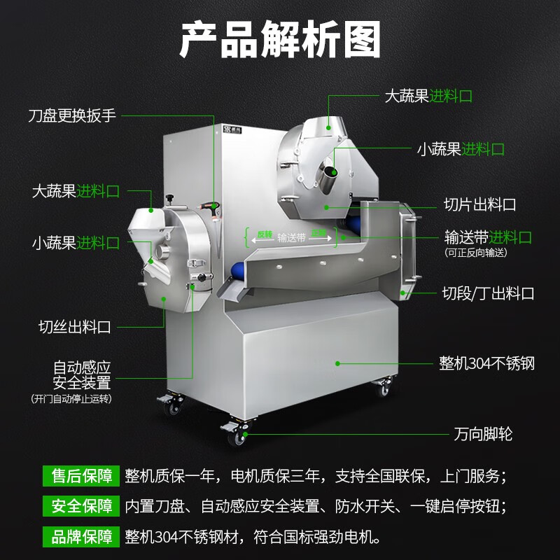 圣 托(shentop)多功能智能切菜机商用 切粒机 STY-QT3高清大图