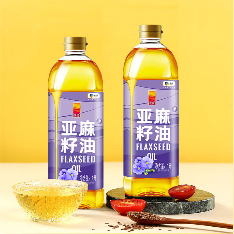 悦润亚麻籽油1L